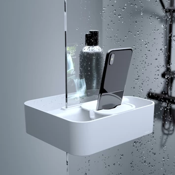 Tiger douchemand voor douchewand 2-store wit Tiger Douchemand Voor Douchewand 2-store Wit -Gamma Badkamer Winkel 123 3690