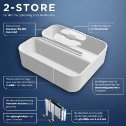 Tiger Douchemand Voor Douchewand 2-store Wit 10 Tiger Douchemand Voor Douchewand 2-store Wit -Gamma Badkamer Winkel 123 3691