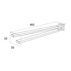 Tiger Handdoekrek Items Met Draaibare Armen RVS -Gamma Badkamer Winkel 123 3718