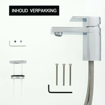 Tiger Wastafelkraan Items met Hendel Chroom Tiger Wastafelkraan Items Met Hendel Chroom -Gamma Badkamer Winkel 123 372