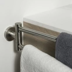Tiger Dubbel Handdoekrek Boston Met Draaibare Armen RVS -Gamma Badkamer Winkel 123 3788