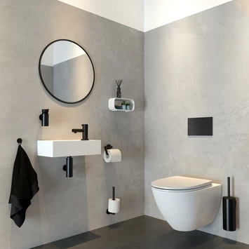 Tiger wandrek/douchemand 2-store 25cm wit Tiger Wandrek/douchemand 2-store 25cm Wit -Gamma Badkamer Winkel 123 3802