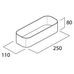 Tiger Wandrek/douchemand 2-store 25cm Wit 16 Tiger Wandrek/douchemand 2-store 25cm Wit -Gamma Badkamer Winkel 123 3804