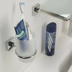 Tiger Bekerhouder Melbourne Hangend Met Beker Chroom -Gamma Badkamer Winkel 123 3856