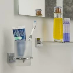 Tiger Bekerhouder Melbourne Hangend Met Beker Chroom -Gamma Badkamer Winkel 123 3857