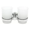Haceka Dubbele Bekerhouder Kosmos Hangend Met Bekers Chroom -Gamma Badkamer Winkel 123 3890