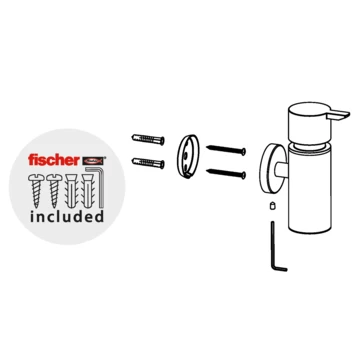 Marho Zeepdispenser Luxor geborsteld rvs Marho Zeepdispenser Luxor Geborsteld Rvs -Gamma Badkamer Winkel 123 3984