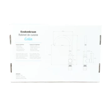 Atlantic keukenkraan Colin met hendel Chroom Atlantic Keukenkraan Colin Met Hendel Chroom -Gamma Badkamer Winkel 123 399