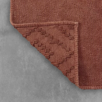 Sealskin badmat aztec 60x90cm donkerroze Sealskin Badmat Aztec 60x90cm Donkerroze -Gamma Badkamer Winkel 123 4004