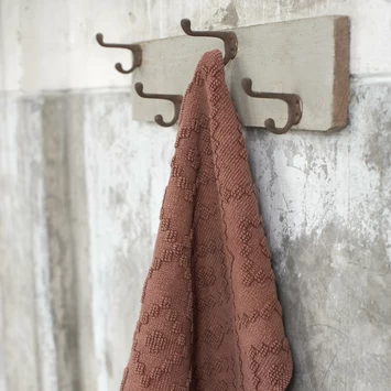 Sealskin badmat aztec 60x90cm donkerroze Sealskin Badmat Aztec 60x90cm Donkerroze -Gamma Badkamer Winkel 123 4007