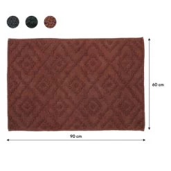 Sealskin Badmat Aztec 60x90cm Donkerroze 12 Sealskin Badmat Aztec 60x90cm Donkerroze -Gamma Badkamer Winkel 123 4013