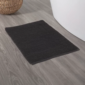 Sealskin badmat delhi 60x90cm donkergrijs Sealskin Badmat Delhi 60x90cm Donkergrijs -Gamma Badkamer Winkel 123 4054