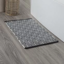 SEALSKIN Badmat Bandra Zwart 60x90cm -Gamma Badkamer Winkel 123 4063