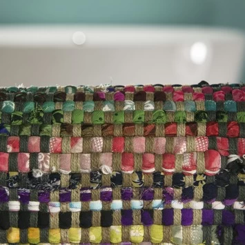 Sealskin Badmat Madras Multi 60x90 cm Sealskin Badmat Madras Multi 60x90 Cm -Gamma Badkamer Winkel 123 4066