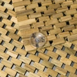 Sealskin WC Mat Woodblock Teak 60x60 Cm -Gamma Badkamer Winkel 123 4121