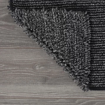 Sealskin Misto wc mat zwart 60x55 cm Sealskin Misto Wc Mat Zwart 60x55 Cm -Gamma Badkamer Winkel 123 4162