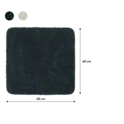 Sealskin Badmat Angora 60x60cm Donkergroen -Gamma Badkamer Winkel 123 4261