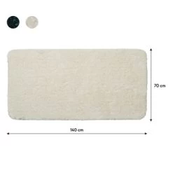 Sealskin Badmat Angora 70x140cm Off-white -Gamma Badkamer Winkel 123 4295