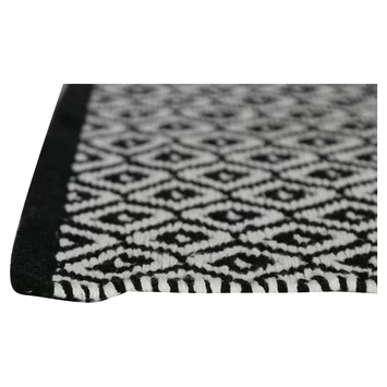 Differnz Badmat Wales Zwart Wit 50x80 cm Differnz Badmat Wales Zwart Wit 50x80 Cm -Gamma Badkamer Winkel 123 4298