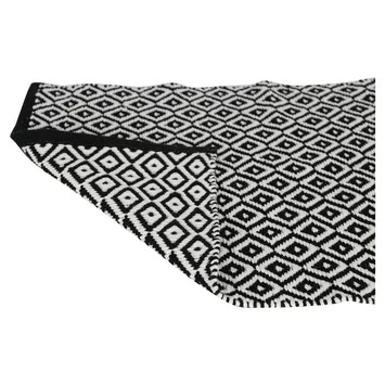 Differnz Badmat Wales Zwart Wit 50x80 cm Differnz Badmat Wales Zwart Wit 50x80 Cm -Gamma Badkamer Winkel 123 4299