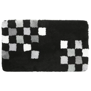 GAMMA Badmat Mitch Zwart 60x90 cm GAMMA Badmat Mitch Zwart 60x90 Cm -Gamma Badkamer Winkel 123 4331