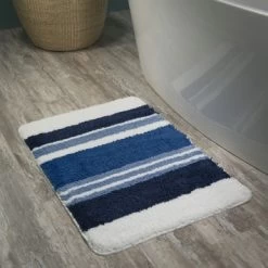 Sealskin Badmat Soffice Blauw 60x90 Cm 4 Sealskin Badmat Soffice Blauw 60x90 Cm -Gamma Badkamer Winkel 123 4402