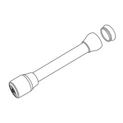 Tiger Splash Kraanslang Silverflex Supreme Met Waterbesparende Keukendouche En Kogelgewricht M22/M24 -Gamma Badkamer Winkel 123 443