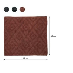 Sealskin Badmat Aztec 60x60cm Donkerroze -Gamma Badkamer Winkel 123 4488