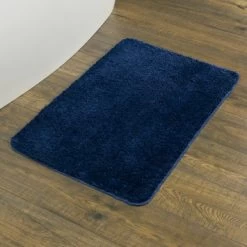 Sealskin Badmat Angora Blauw 60x90 Cm -Gamma Badkamer Winkel 123 4498