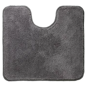 Sealskin WC mat Angora Grijs Angora 60x55 cm Sealskin WC Mat Angora Grijs Angora 60x55 Cm -Gamma Badkamer Winkel 123 4529