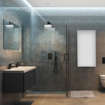 Livin'flame HR infrarood spiegel - LED - 80x60cm Livin'flame HR Infrarood Spiegel - LED - 80x60cm -Gamma Badkamer Winkel 123 4595