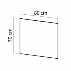 TIGER Spiegelpaneel Your Style 80 Cm -Gamma Badkamer Winkel 123 4636