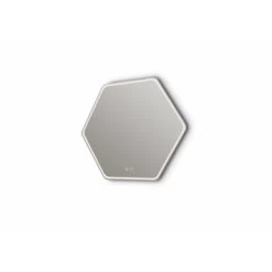 Allibert Led-spiegel Jazzy Zeshoek Met Touch Bediening 79x70cm
