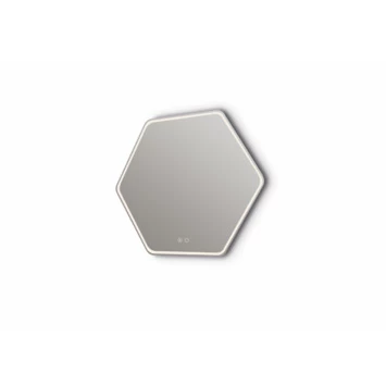 Allibert led-spiegel Jazzy zeshoek met touch bediening 79x70cm Allibert Led-spiegel Jazzy Zeshoek Met Touch Bediening 79x70cm -Gamma Badkamer Winkel 123 4641