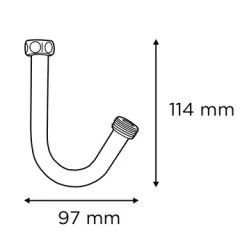 Tiger Stijgpijp Chroom 5 Tiger Stijgpijp Chroom -Gamma Badkamer Winkel 123 467