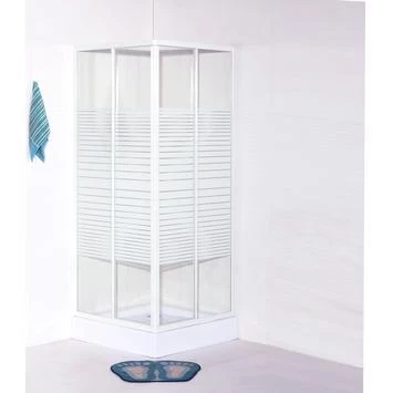 OK Douchecabine 80x80 cm schuifdeur OK Douchecabine 80x80 Cm Schuifdeur -Gamma Badkamer Winkel 123 4793