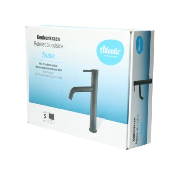 Atlantic keukenkraan Kaden met hendel Zwart Atlantic Keukenkraan Kaden Met Hendel Zwart -Gamma Badkamer Winkel 123 480