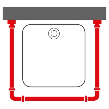 Sealskin Douchegordijnstang Seallux Combi Mat Aluminium Sealskin Douchegordijnstang Seallux Combi Mat Aluminium -Gamma Badkamer Winkel 123 4822