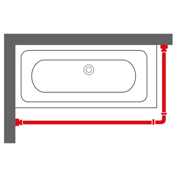 Sealskin Douchegordijnstang Seallux Combi Mat Aluminium Sealskin Douchegordijnstang Seallux Combi Mat Aluminium -Gamma Badkamer Winkel 123 4823