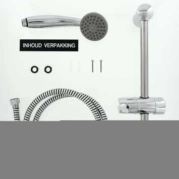 Tiger Doucheset Splash Como met Glijstang Chroom Tiger Doucheset Splash Como Met Glijstang Chroom -Gamma Badkamer Winkel 123 4828