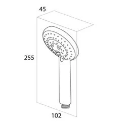 Tiger Splash Eco Handdouche Alicante Chroom -Gamma Badkamer Winkel 123 4889