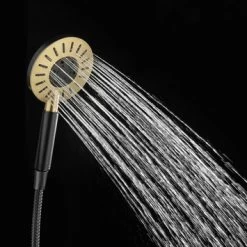 Tiger Handdouche Akcent Zwart Messing 4 Tiger Handdouche Akcent Zwart Messing -Gamma Badkamer Winkel 123 4892