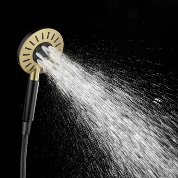 Tiger handdouche Akcent zwart messing Tiger Handdouche Akcent Zwart Messing -Gamma Badkamer Winkel 123 4893