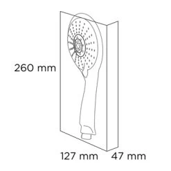 Tiger Handdouche Splash Blanca Ø12,5 Cm 5 Standen 5 Tiger Handdouche Splash Blanca Ø12,5 Cm 5 Standen -Gamma Badkamer Winkel 123 4969
