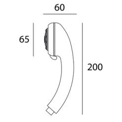 Tiger Handdouche Genova Ø6,5 Cm 1 Stand -Gamma Badkamer Winkel 123 4977