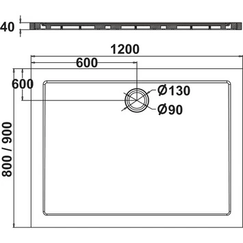 Sealskin Douchebak Fusion Rechthoek Inbouw 120x80x4 cm Wit Sealskin Douchebak Fusion Rechthoek Inbouw 120x80x4 Cm Wit -Gamma Badkamer Winkel 123 5137