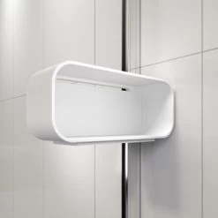 Sealskin Inc. Inloopdouche Type A1 100x30x200 Cm Met Douchemand, 8 Mm Helder Veiligheidsglas Met Antikalklaag Zilver Hoogglans -Gamma Badkamer Winkel 123 5194