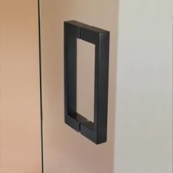 Sealskin Swingdeur Voor Douchewand I AM 100x200 Cm Zwart -Gamma Badkamer Winkel 123 5206