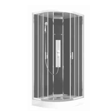 Allibert douchecabine Gipsy 90x90cm kwartrond Allibert Douchecabine Gipsy 90x90cm Kwartrond -Gamma Badkamer Winkel 123 5234