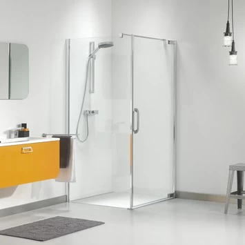 Sealskin Douchecabine met Swingdeur Impact 90x195 cm Chroom Sealskin Douchecabine Met Swingdeur Impact 90x195 Cm Chroom -Gamma Badkamer Winkel 123 5352